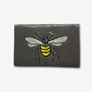 Large Wall Tile | Bee Grey