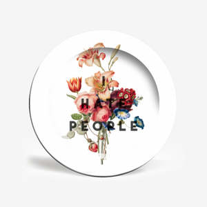 I Hate People Plate | Large