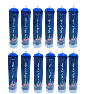 Frontpage: 12x *NEW 2025* PrimeWhip PRO MAX 670G N2O Cannister