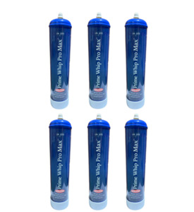 Frontpage: 6x *NEW 2025* PrimeWhip PRO MAX 670G N2O Cannister