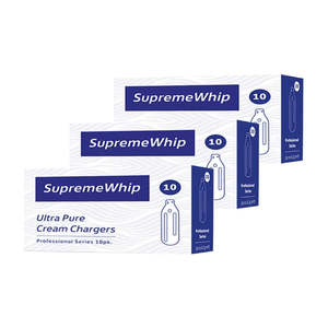 Bulk Deals: Supreme Whip Ultra Pure Cream Chargers 3 x 10 Pack