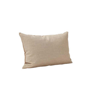 Cushions: Duo Cushion in Sandy beige and light Brown Velvet contrast, includes fill