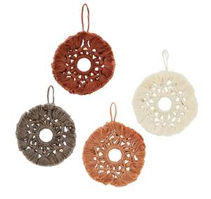 Madam Stoltz handmade hanging cotton ornaments