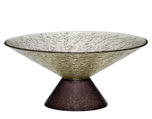 Vases: * SALE DISCOUNT 20% OFF Hubsch Bonbon Glass Bowl Large, Green/Brown