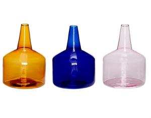 Vases: Play Vase (set of 3) Orange/Blue/Pink