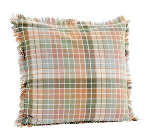 Cushions: Pastel Checked cushion cover