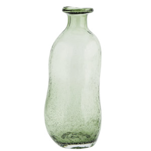 All: Organic shaped glass Vase Glass Green