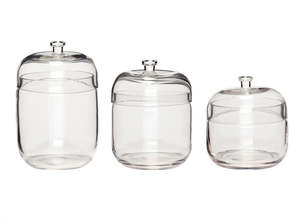 All: Hubsch Fill Storage Jars set of 3