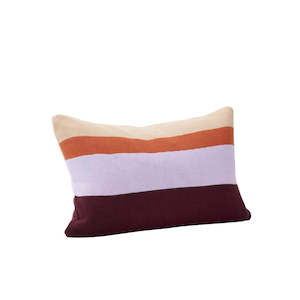 * SPECIAL 20% OFF Line Knitted Cushion 100% Cotton, Sand/Orange/Purple/Burgundy &hellip;
