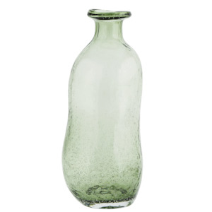 Organic shaped glass Vase Glass Green