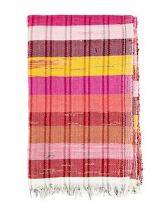 Recycled Cotton rag throw, Multi Coloured