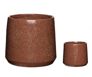 New Range Of Madam Stoltz: Vibe Pots, Maroon Set of 2