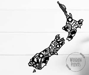 Products: Kiwiana NZ Map