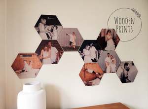 Wooden Photo Prints: Honey Comb Photo Prints