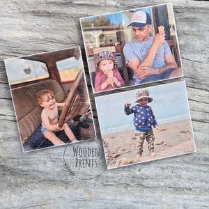 Wooden Photo Prints: Fridge Magnets