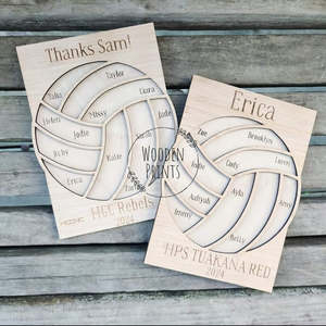 Custom Wooden Coach Plaque – Personalised End-of-Season Gift