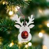 Rudolph Lindor Christmas Ornament Woodland Designs