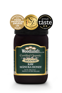 MGO450+ Organic Raw Mānuka Honey (500g) - Woodland's Honey Certified Organic Ma&hellip;