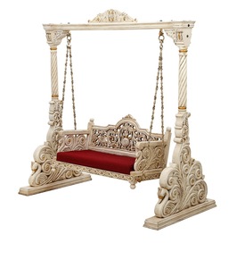 Products: Peacock Wood carved swing – WoodnHome