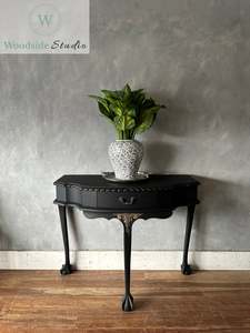 Bespoke Furniture: Black & Gold Hall Table