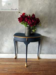 Midnight Blue Hall Table