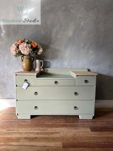 Bespoke Furniture: Rubbed Sage Oak Dresser
