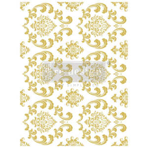 Transfers: House of Damask Gold Foil Kacha - ReDesign Transfer