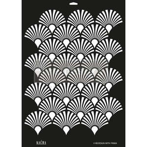 Stencils: Kacha Deco Peacock - ReDesign Stencil