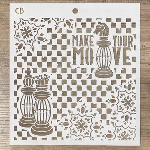 Stencils: Ciao Bella Texture Stencil - Make Your Move
