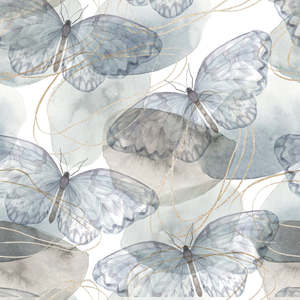 Mint Decoupage Papers: Butterflies - Mint Tissue Paper