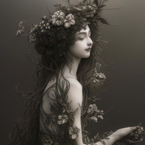 Siren - Mint Decoupage Paper