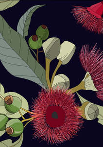 Mint Decoupage Papers: Gumnuts - Mint Decoupage Paper