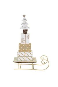 Gold White Timber Sleigh SMALL