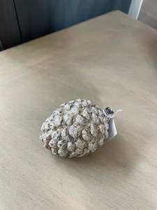 Decor Wall Art: Snow & Glitter Pinecone