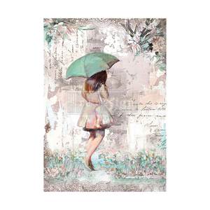 Redesign Mulberry Paper: Rainy Afternoon - ReDesign A1 Mulberry Paper