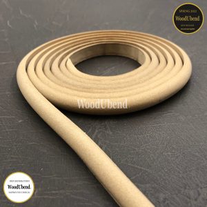 Woodubend Moulds: WoodUbend Trim Plain Semi Circle JJM- WUBTR724