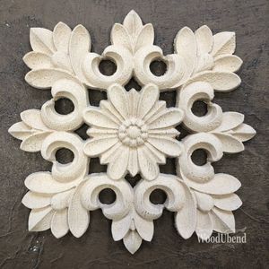 Woodubend Moulds: WoodUbend Floral Square - WUB2130