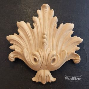 Woodubend Moulds: WoodUbend Decorative Plume - WUB1721