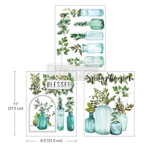 Redesign Small Transfers: Vintage Greenhouse - ReDesign Middy Transfer