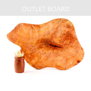 B-GRADE | Macrocarpa Rustic Natural Edge Board 143