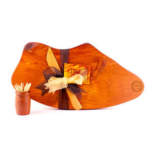 Ancient Kauri Rustic Natural Edge Board and Knife Set 1127