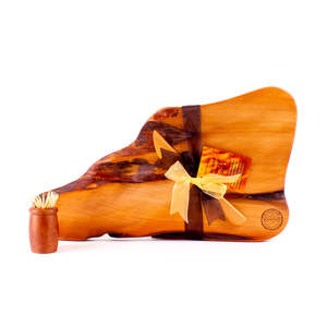 Ancient Kauri Rustic Natural Edge Board and Knife Set 1067