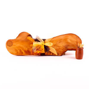 Gifts Under 100: Ancient Kauri Rustic Natural Edge Board and Knife Set 971