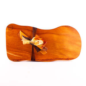 Ancient Kauri Rustic Natural Edge Board and Knife Set 1225
