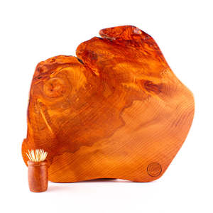 Nz Ancient Kauri: Ancient Kauri Rustic Natural Edge Board 224