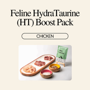 Products: Feline HydraTaurine (HT) Boost Pack - Woof and Bake