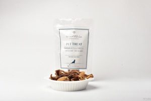 Sliced Pork Ears 80g - Woof and Bake