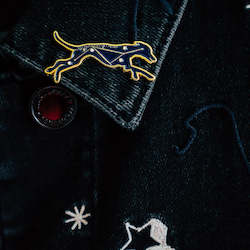 Goodies For Human: Hound Star Sign Enamel Pin