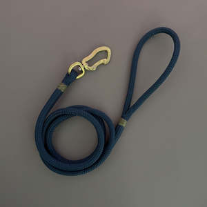 Pastel Olive & Dark Teal Rope Leash