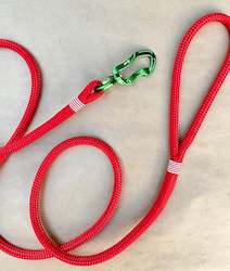 Handcrafted Leads: Candy Cane Rope Leash - Christmas Edition